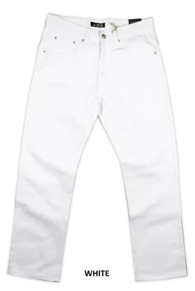 Access Apparel White Men's Jeans Denim Jeans, Loose Fit