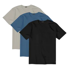 AGT Mens 3 Pack Cotton Tees BSG