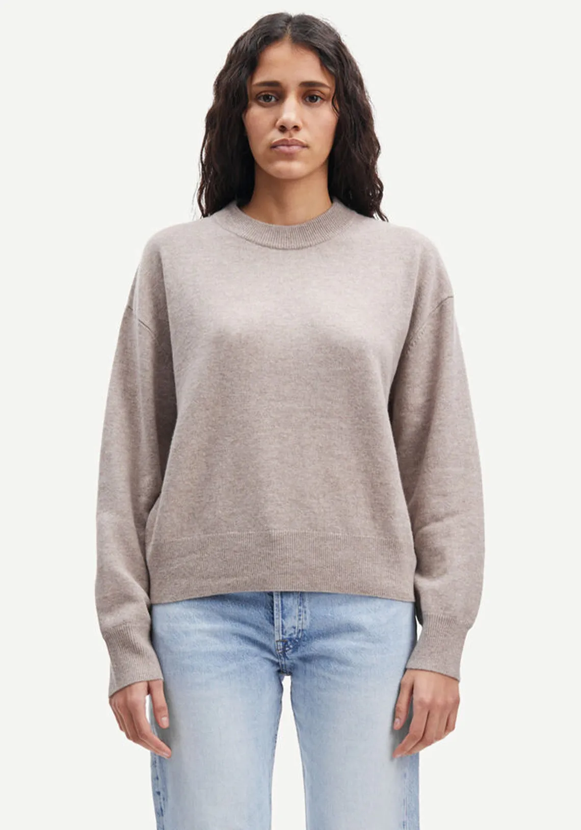 AMARIS CREW NECK KHAKI MEL