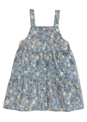 Beatrice Pinafore - Blue Daisy