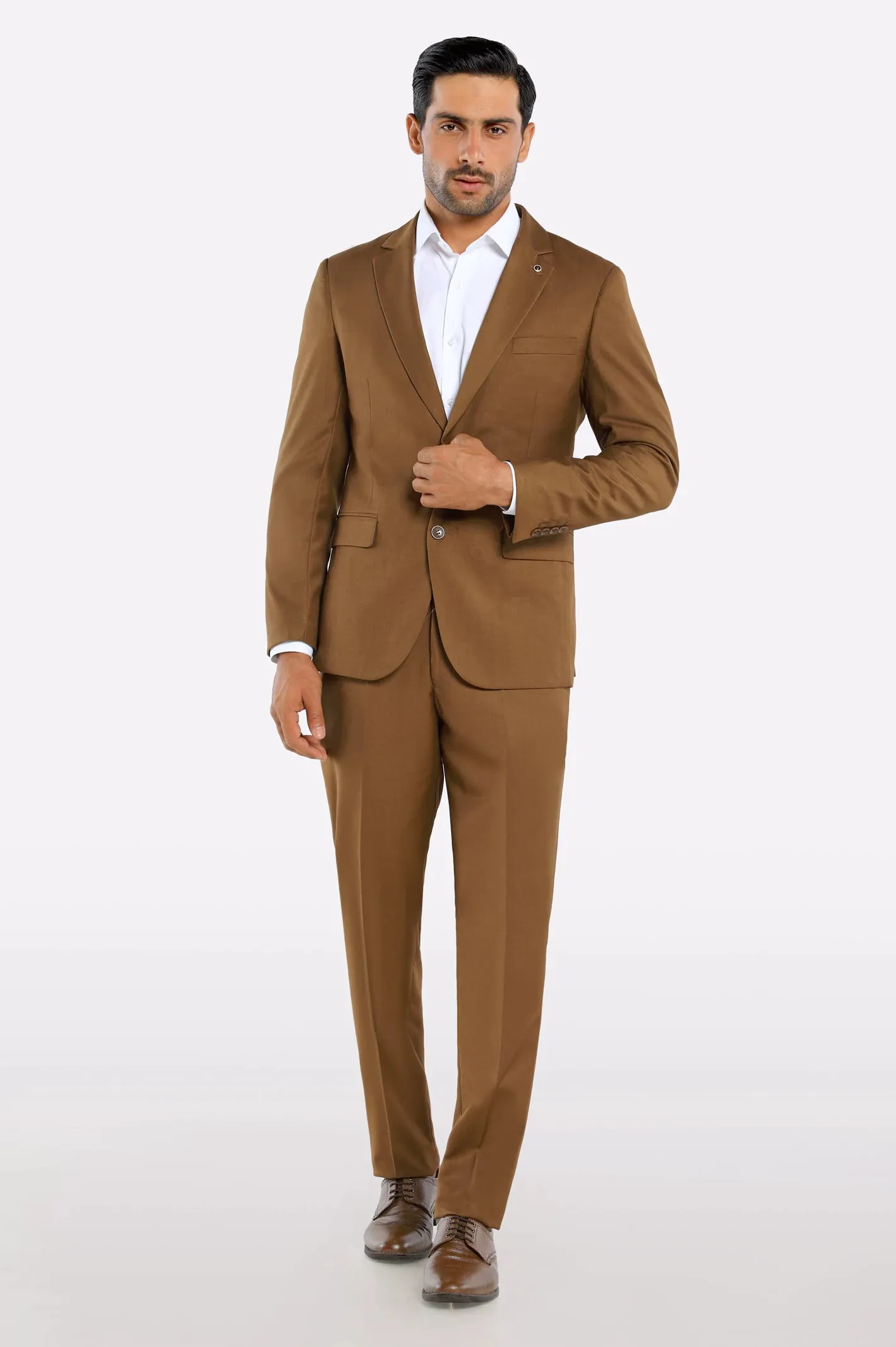 Brown Formal 2PC Suit