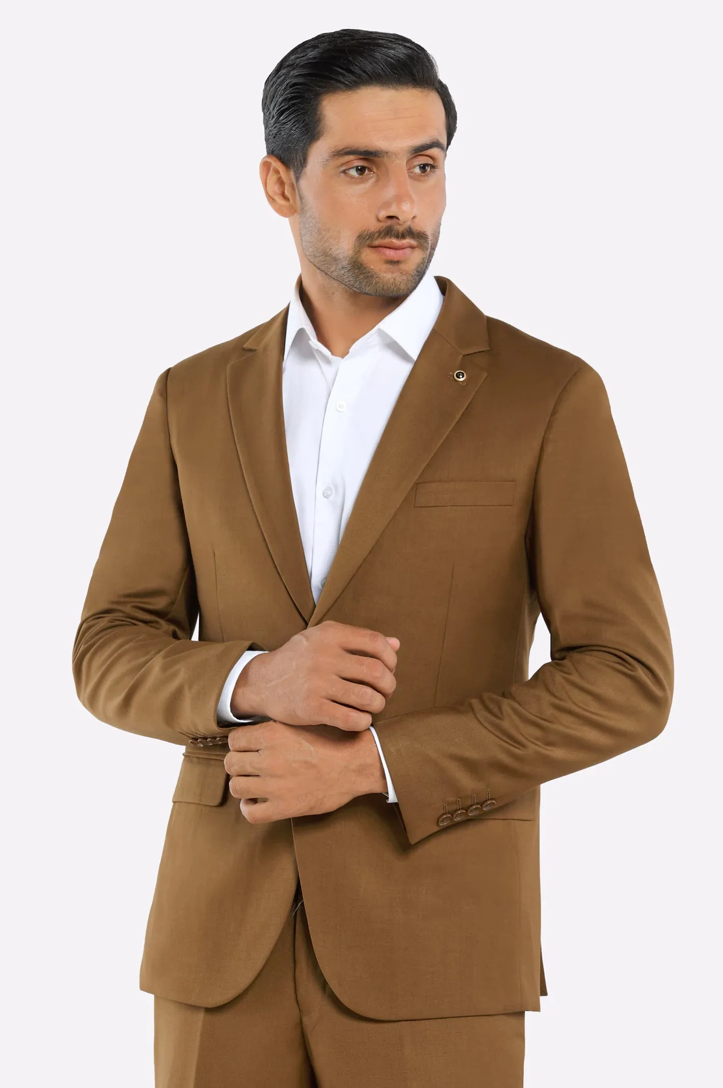 Brown Formal 2PC Suit