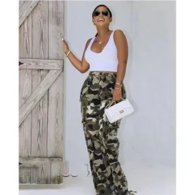 Camouflage Side Pockets Pant