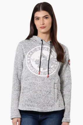 Canada Weather Gear Chest Logo Fleece Hoodie - Grey