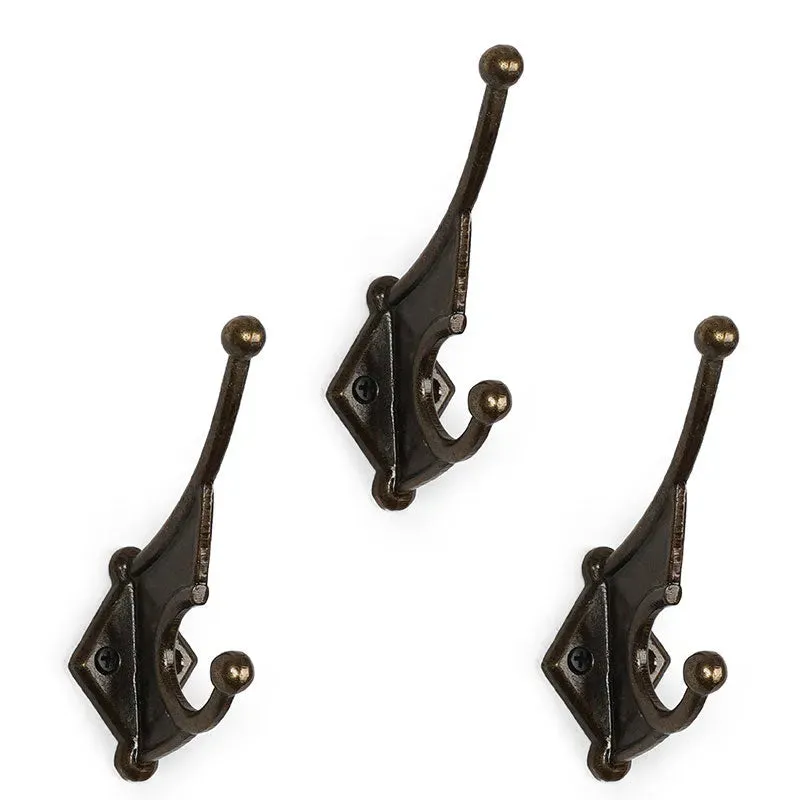 Chic Metal Wall Hooks | Set Of 3