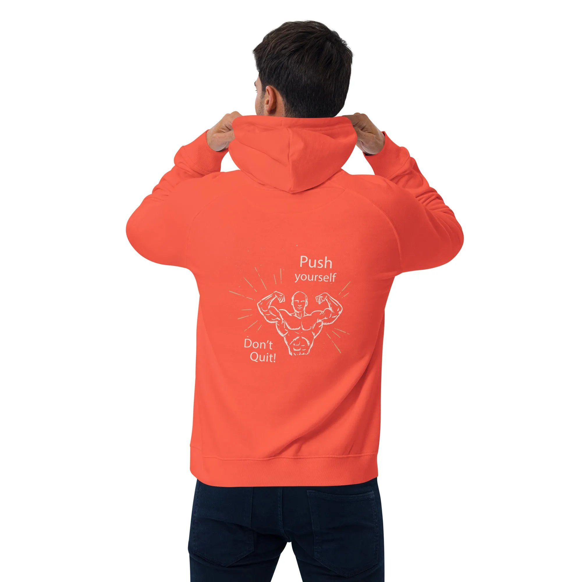 Don't Quit eco raglan hoodie