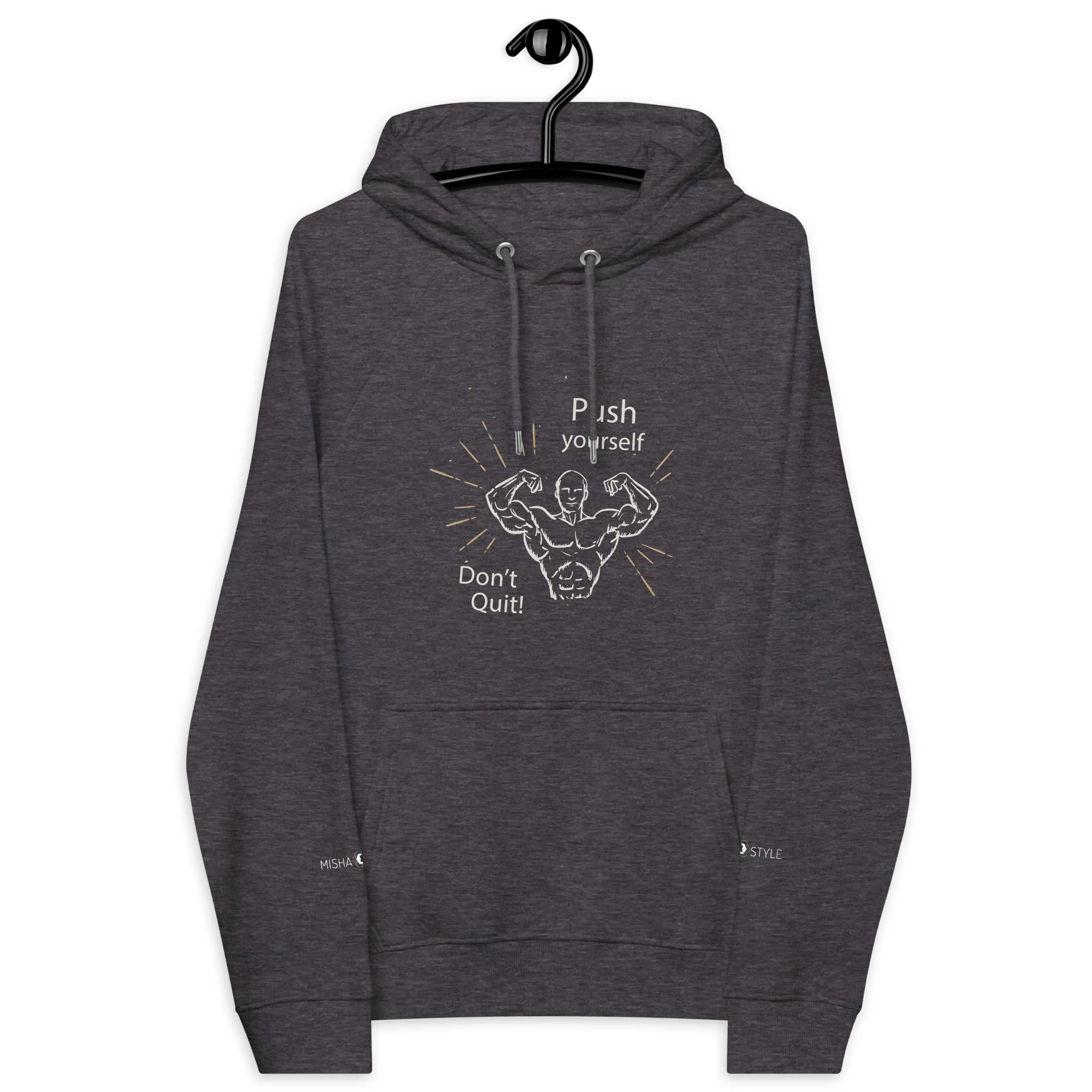 Don't Quit eco raglan hoodie