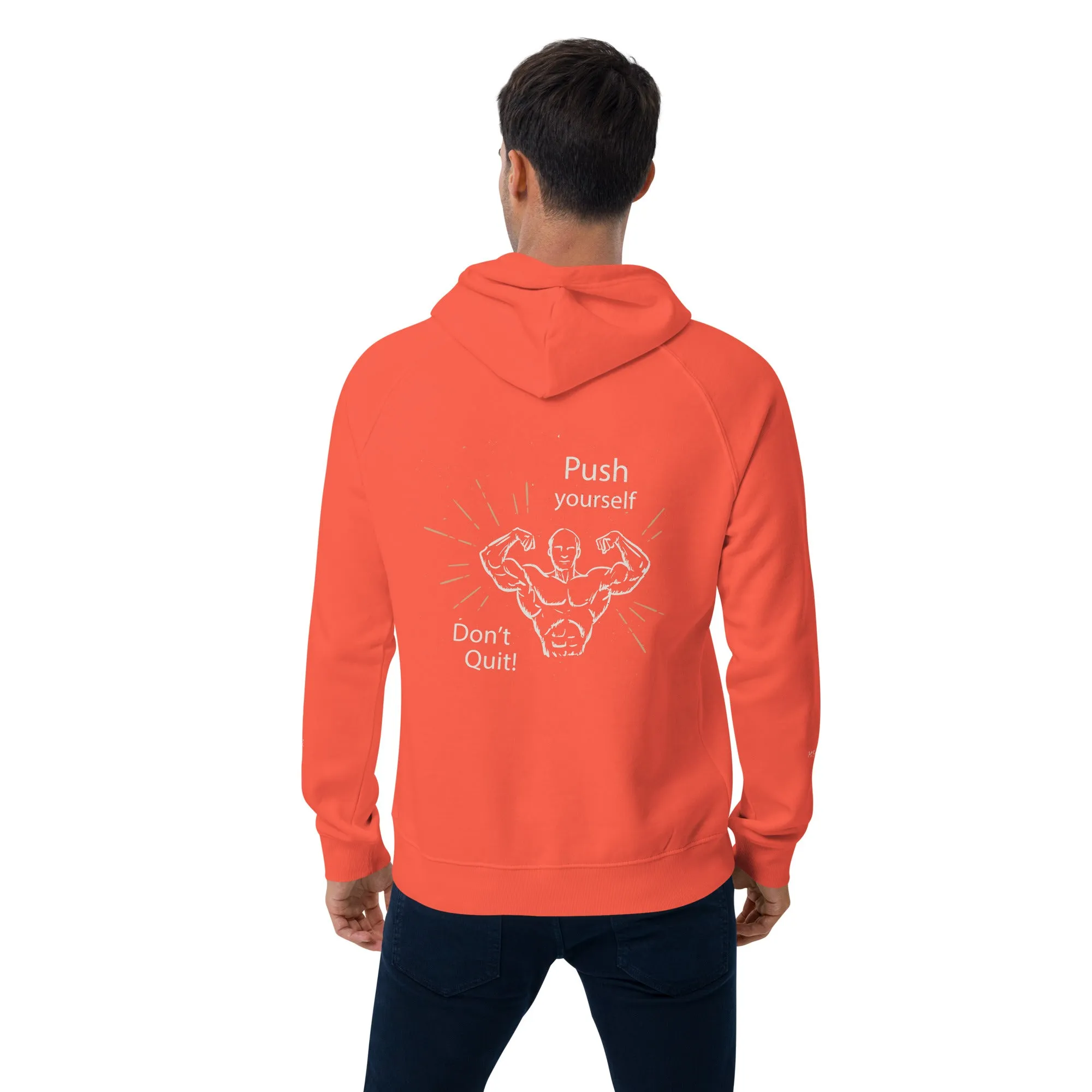 Don't Quit eco raglan hoodie