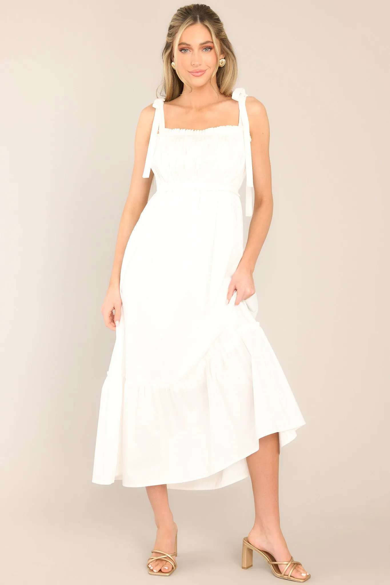 Embrace The Memories White Maxi Dress