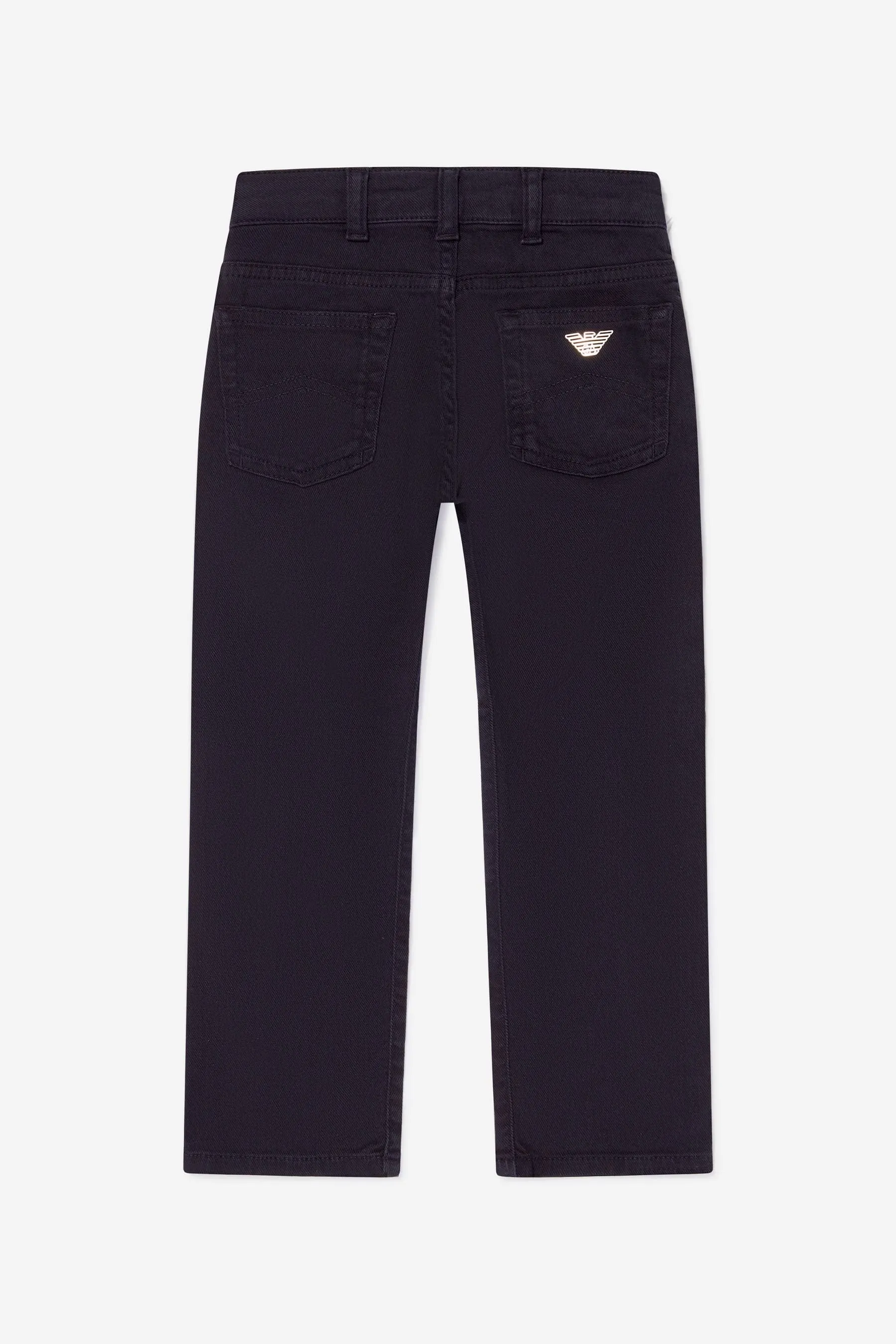 Emporio Armani Boys Cotton Logo Trousers