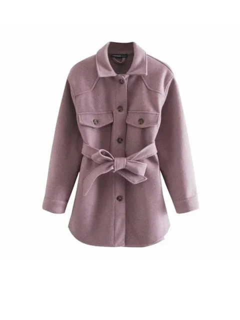 Exquisite Warm Belted Coat