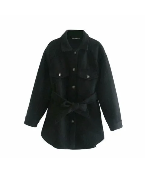 Exquisite Warm Belted Coat