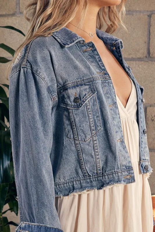 Finley Color Denim Jacket