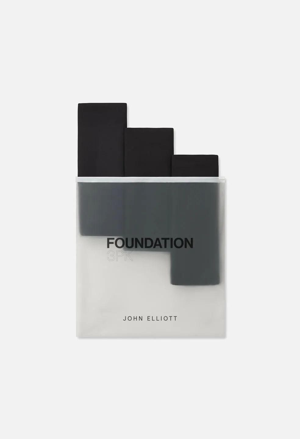 Foundation 3 Pack Tees / Black