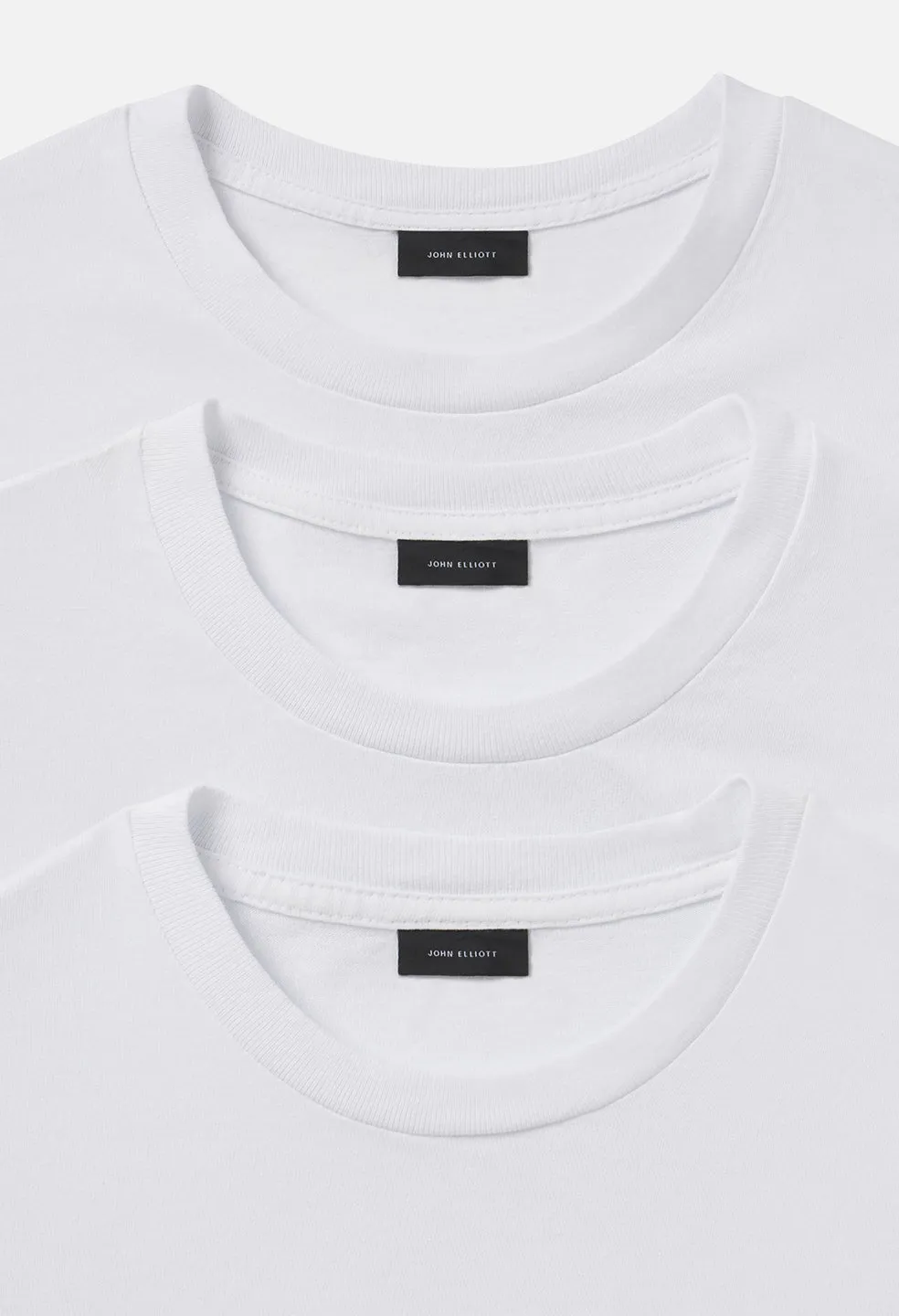 Foundation 3 Pack Tees / White