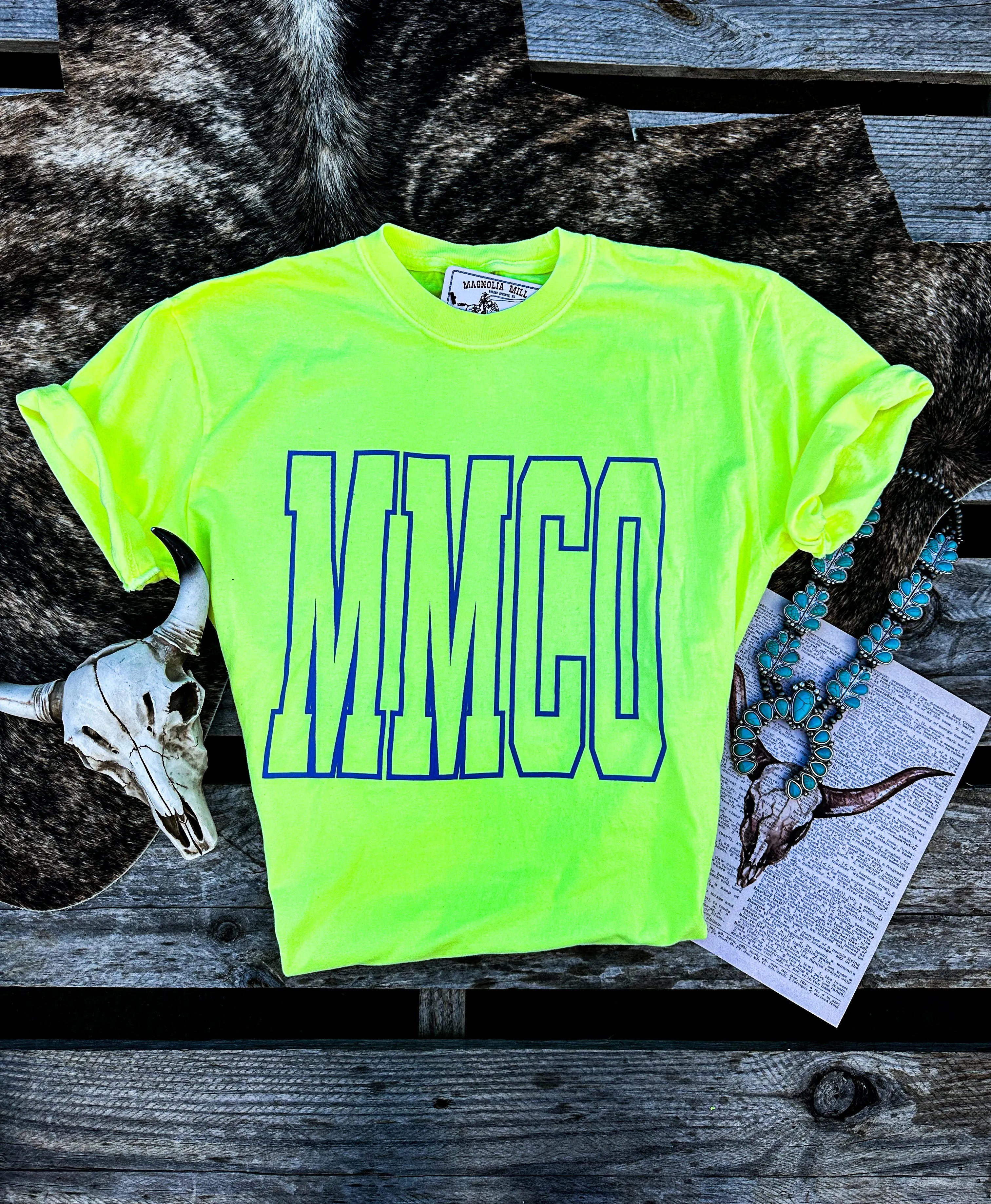 fUnKy Florescent MMCO Graphic-Neon Lemon