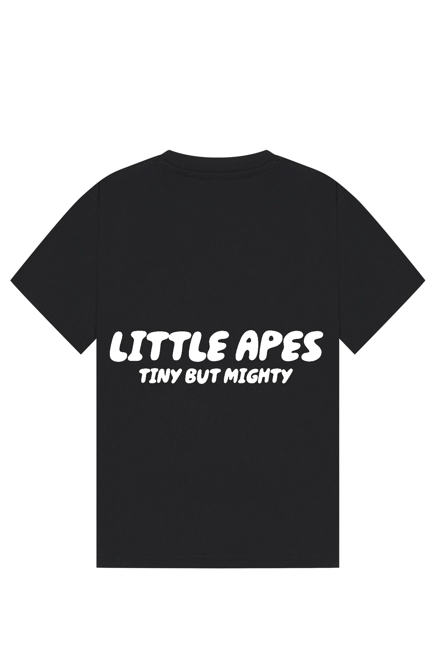 Little Apes Tiny But Mighty  Tee - Black