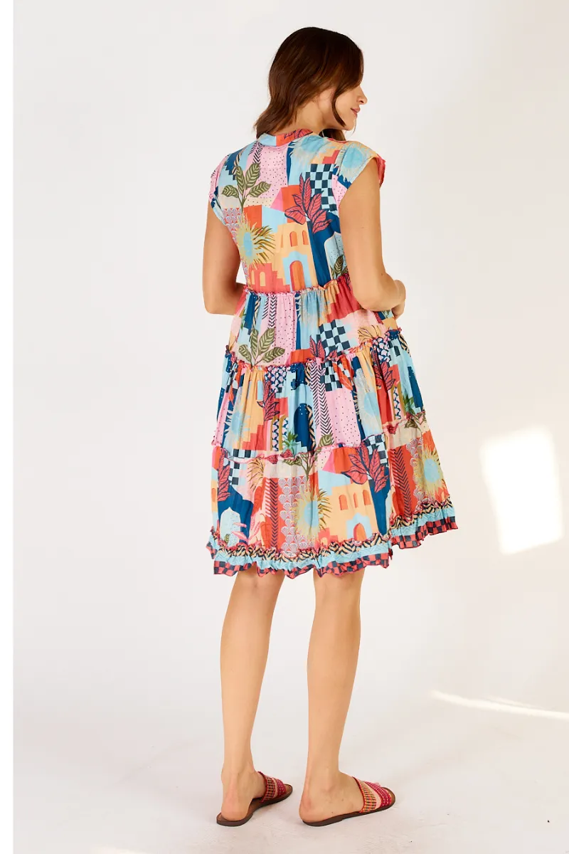 Lula Life Solaire Print Dress