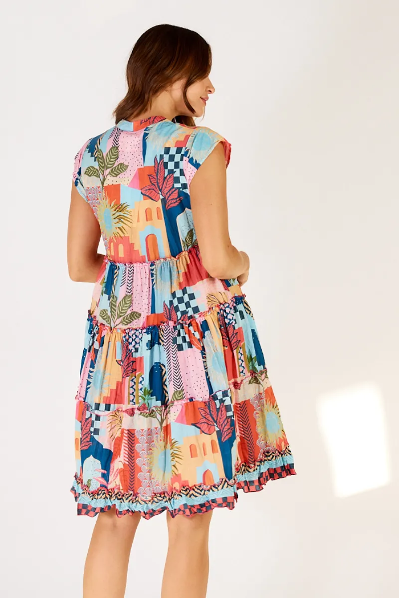 Lula Life Solaire Print Dress