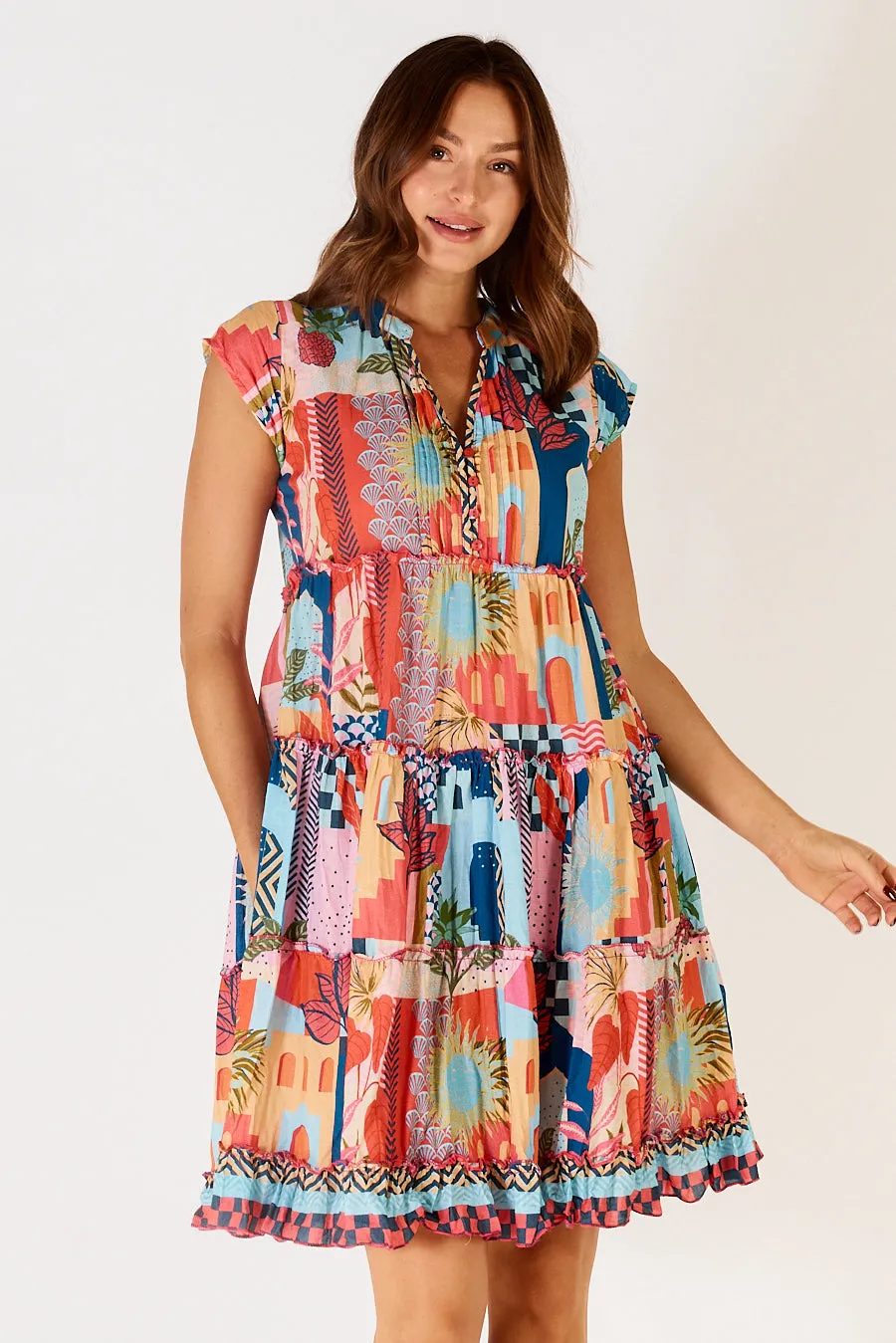 Lula Life Solaire Print Dress