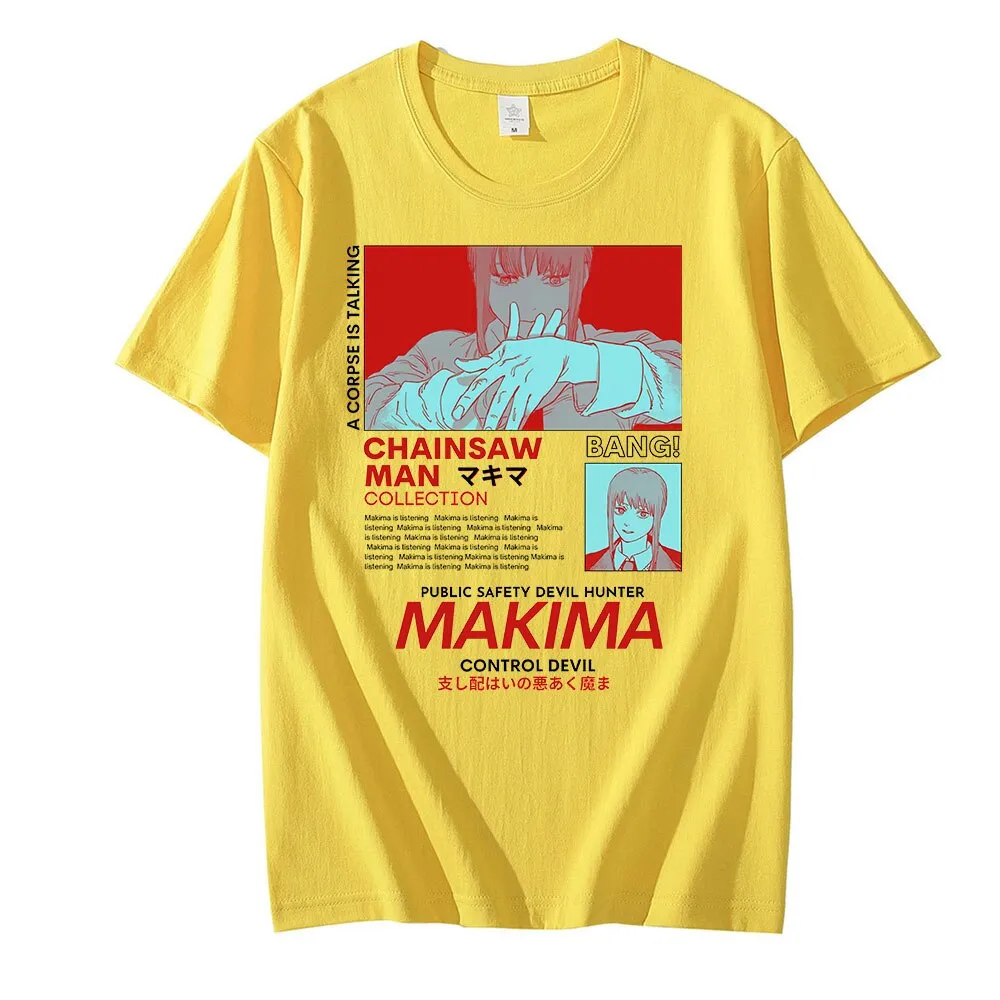 Makima T Shirt Chainsaw Man (Colors Available)