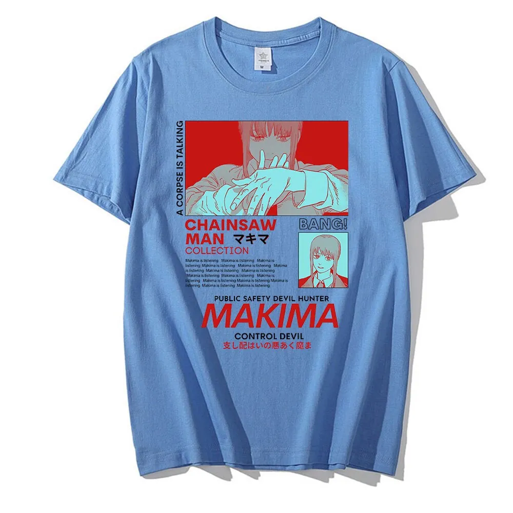 Makima T Shirt Chainsaw Man (Colors Available)