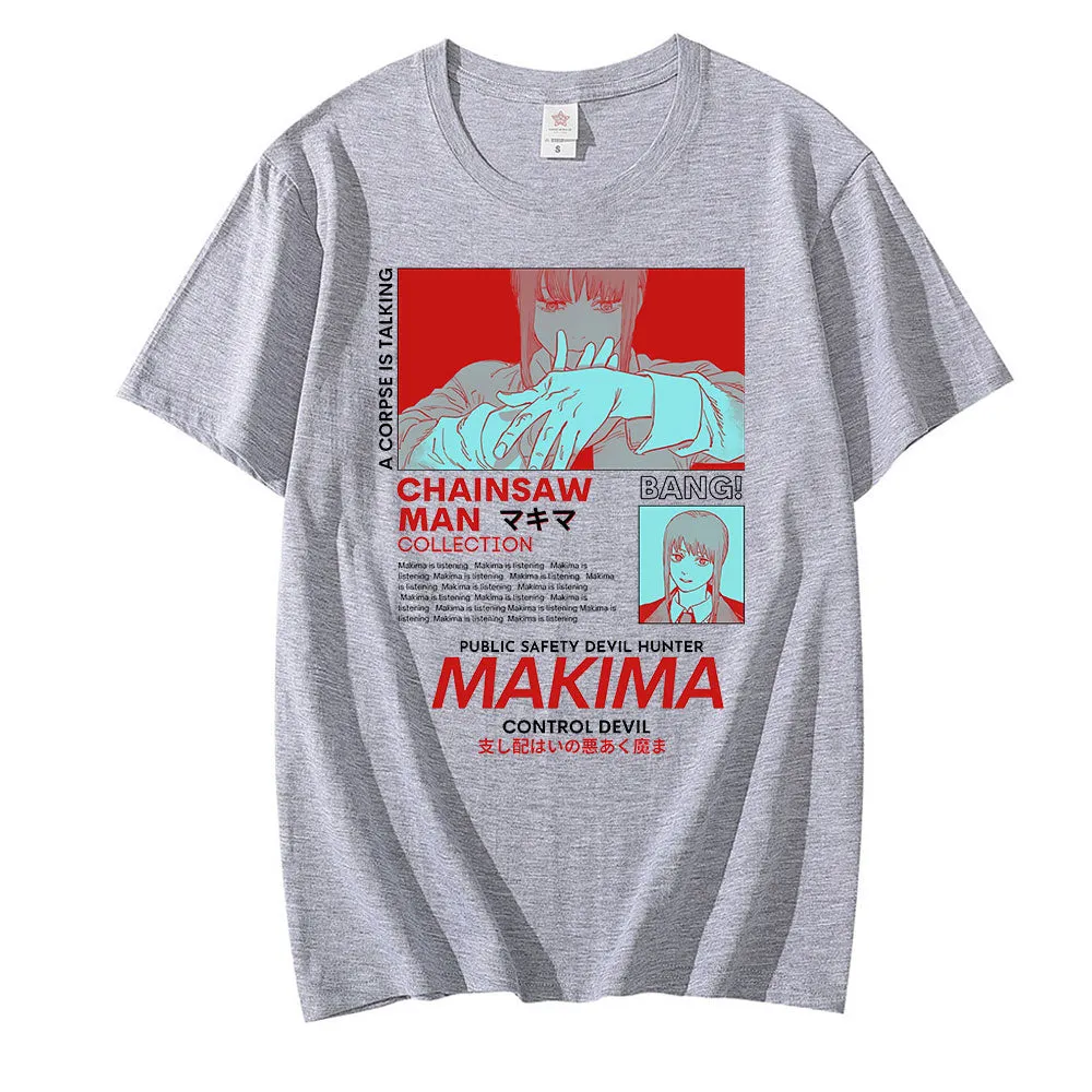 Makima T Shirt Chainsaw Man (Colors Available)