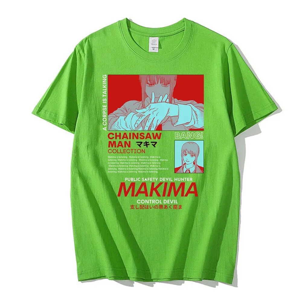 Makima T Shirt Chainsaw Man (Colors Available)