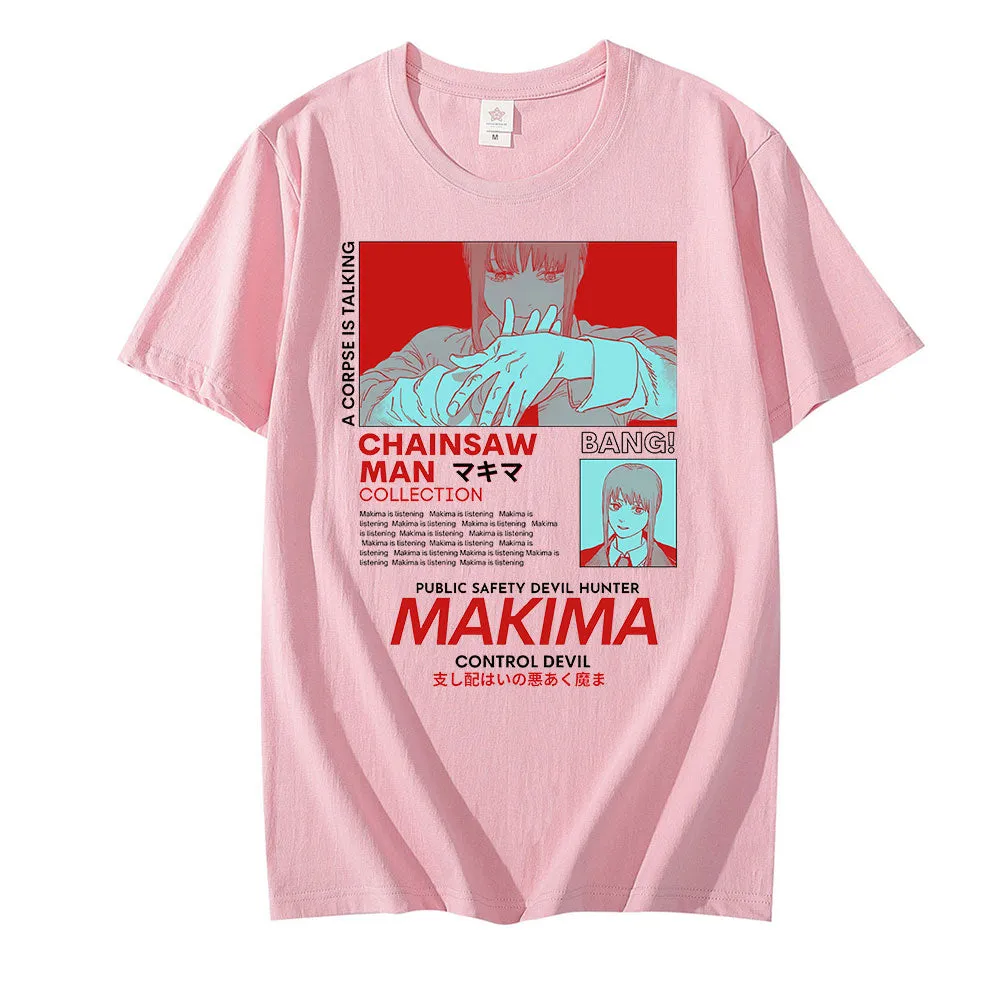 Makima T Shirt Chainsaw Man (Colors Available)