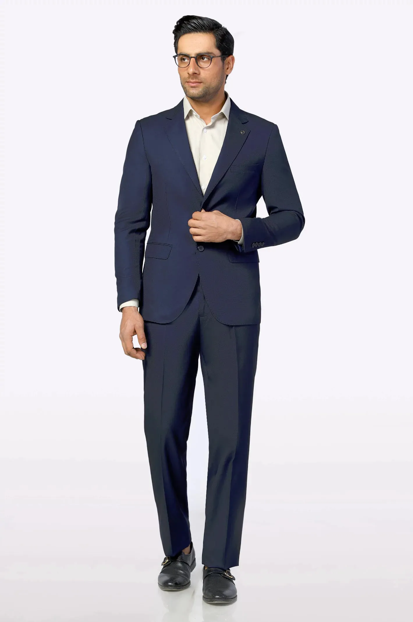 Navy Blue Formal 2PC Suit