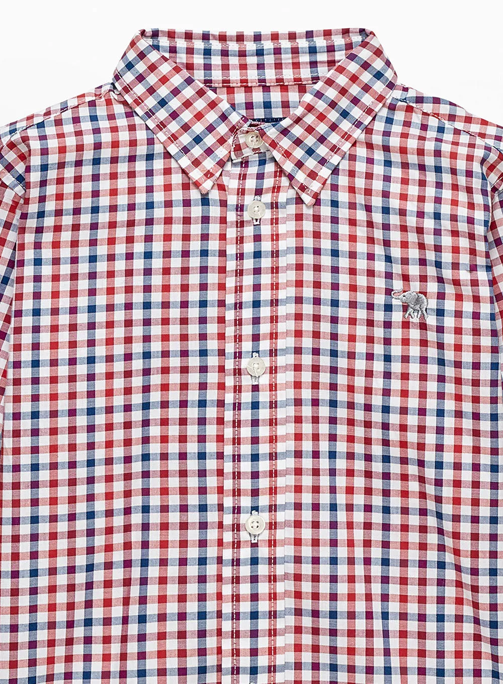 Oliver Shirt in Red/Blue Gingham