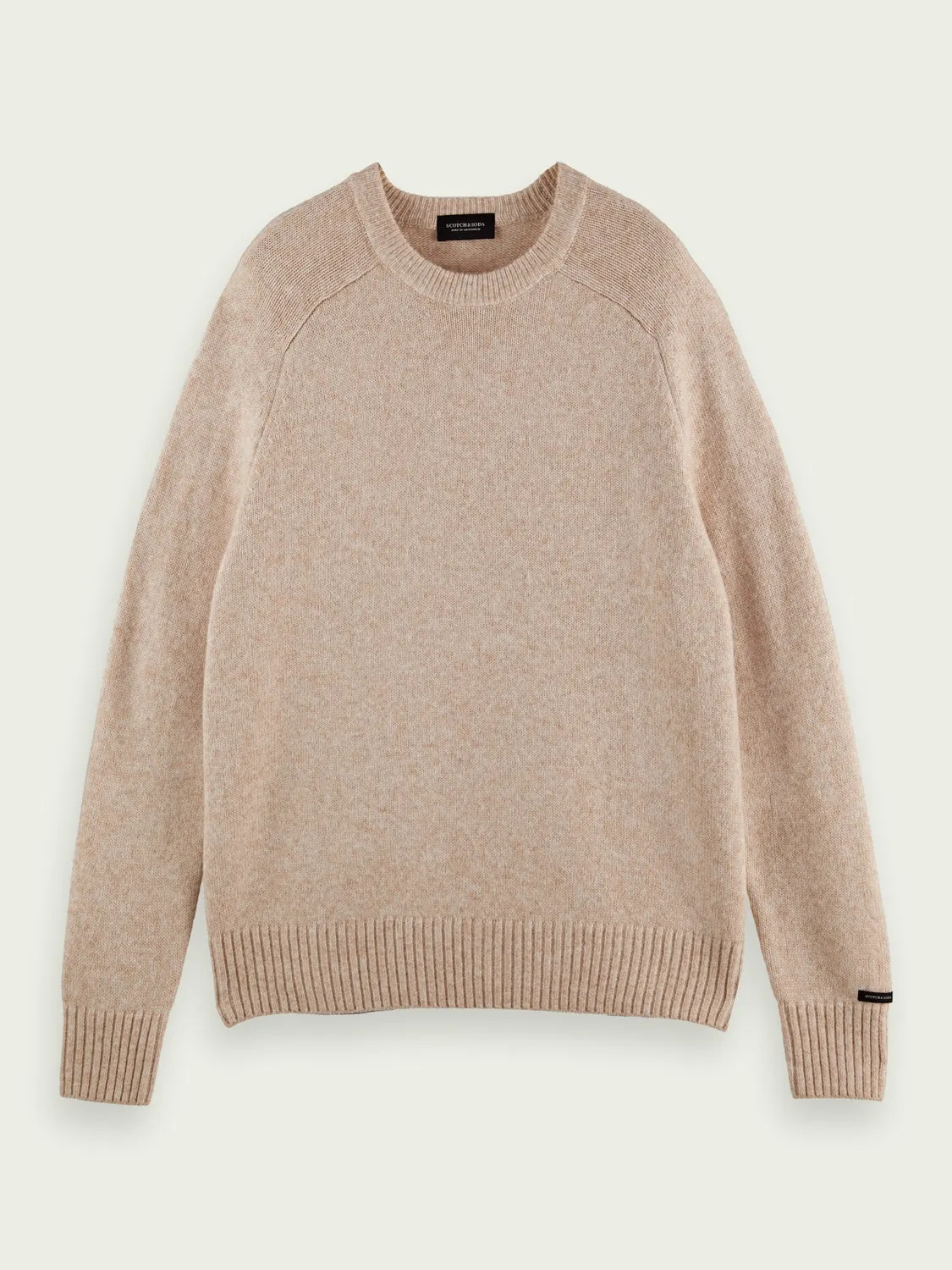 Relaxed Crewneck Sweater (Beached Melange)