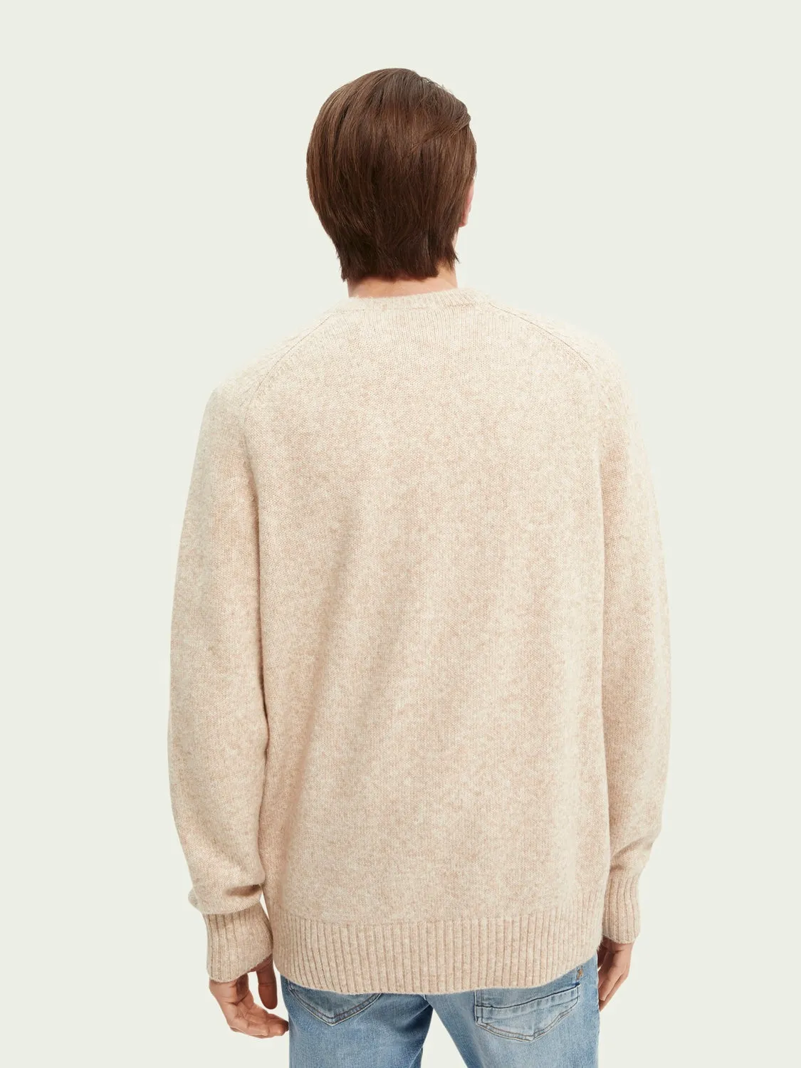 Relaxed Crewneck Sweater (Beached Melange)