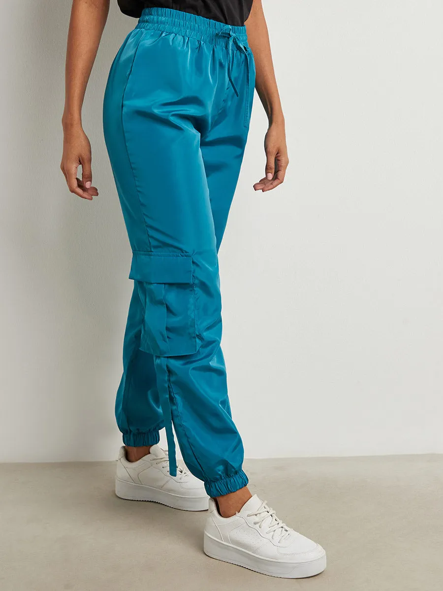 Relaxed Fit Cargo Jogger with Drawstring Waist