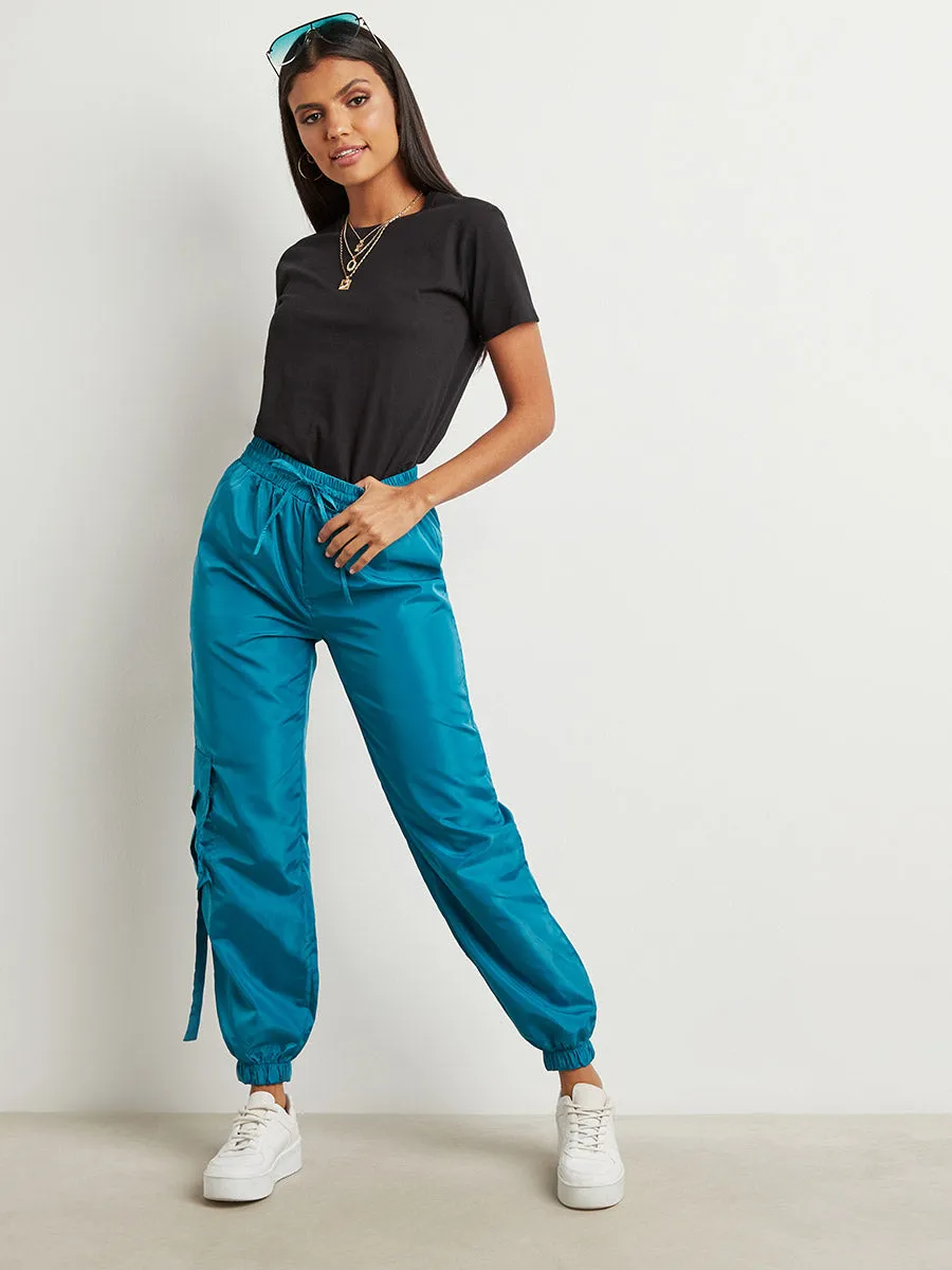 Relaxed Fit Cargo Jogger with Drawstring Waist