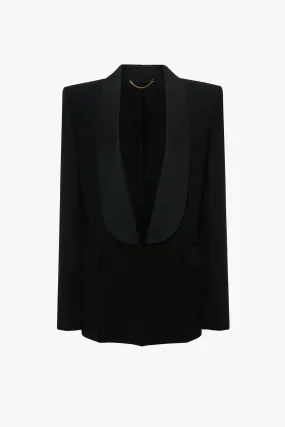 Shawl Collar Tuxedo Jacket In Black