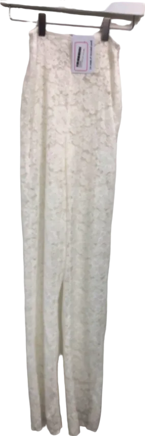 SLA The Label White Lace Trousers UK XS