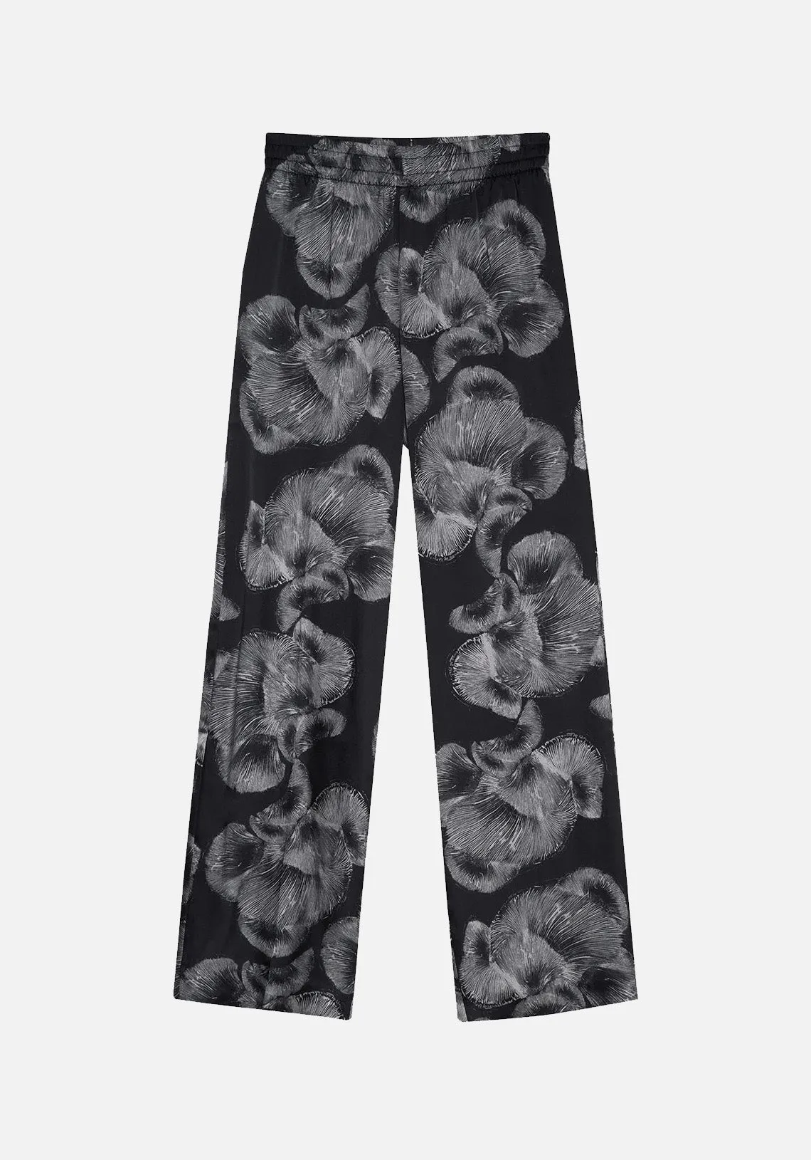 SOTO PANT BLACK MUSHROOM PRINT