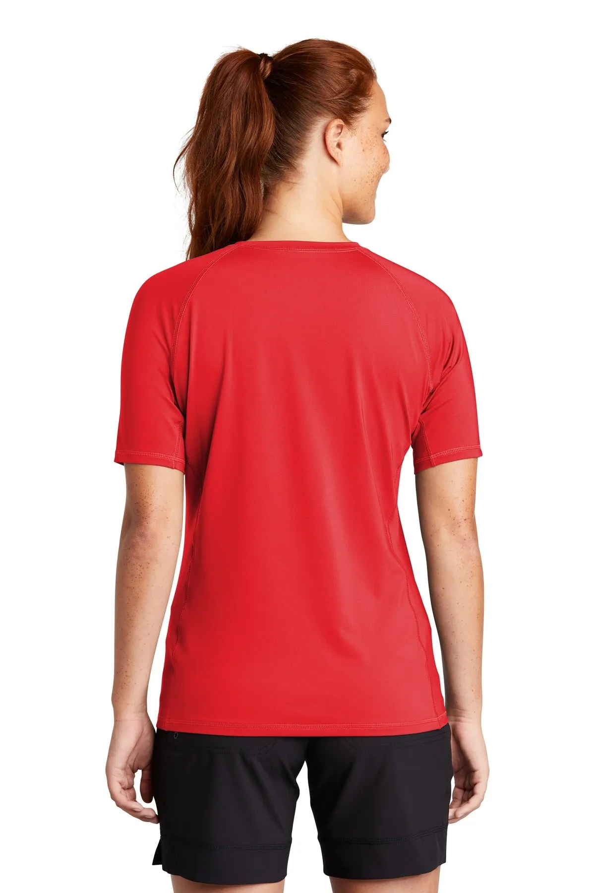 Sport-Tek Ladies Rashguard Tee. LST470