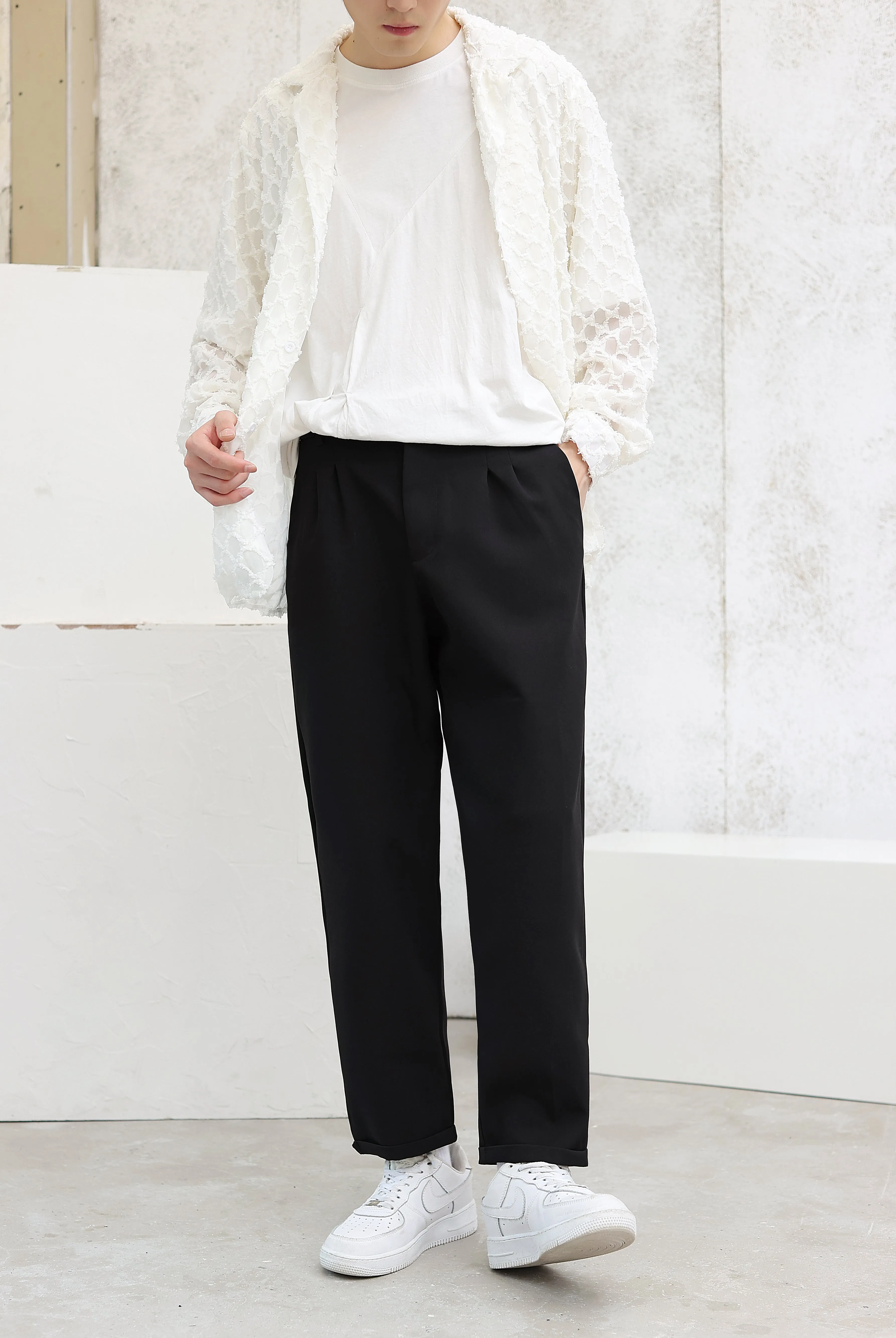 Tapered Suit Trousers