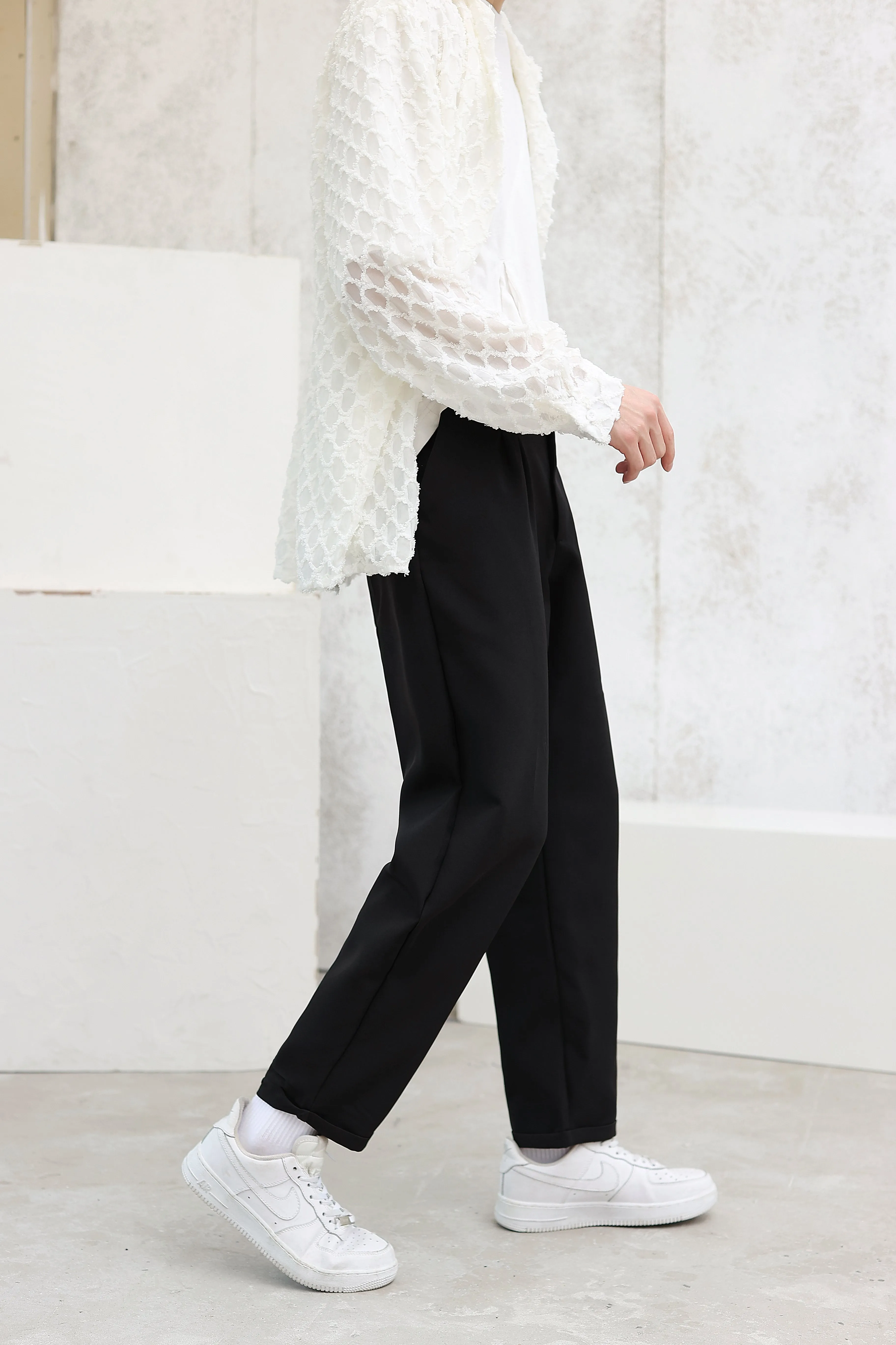 Tapered Suit Trousers