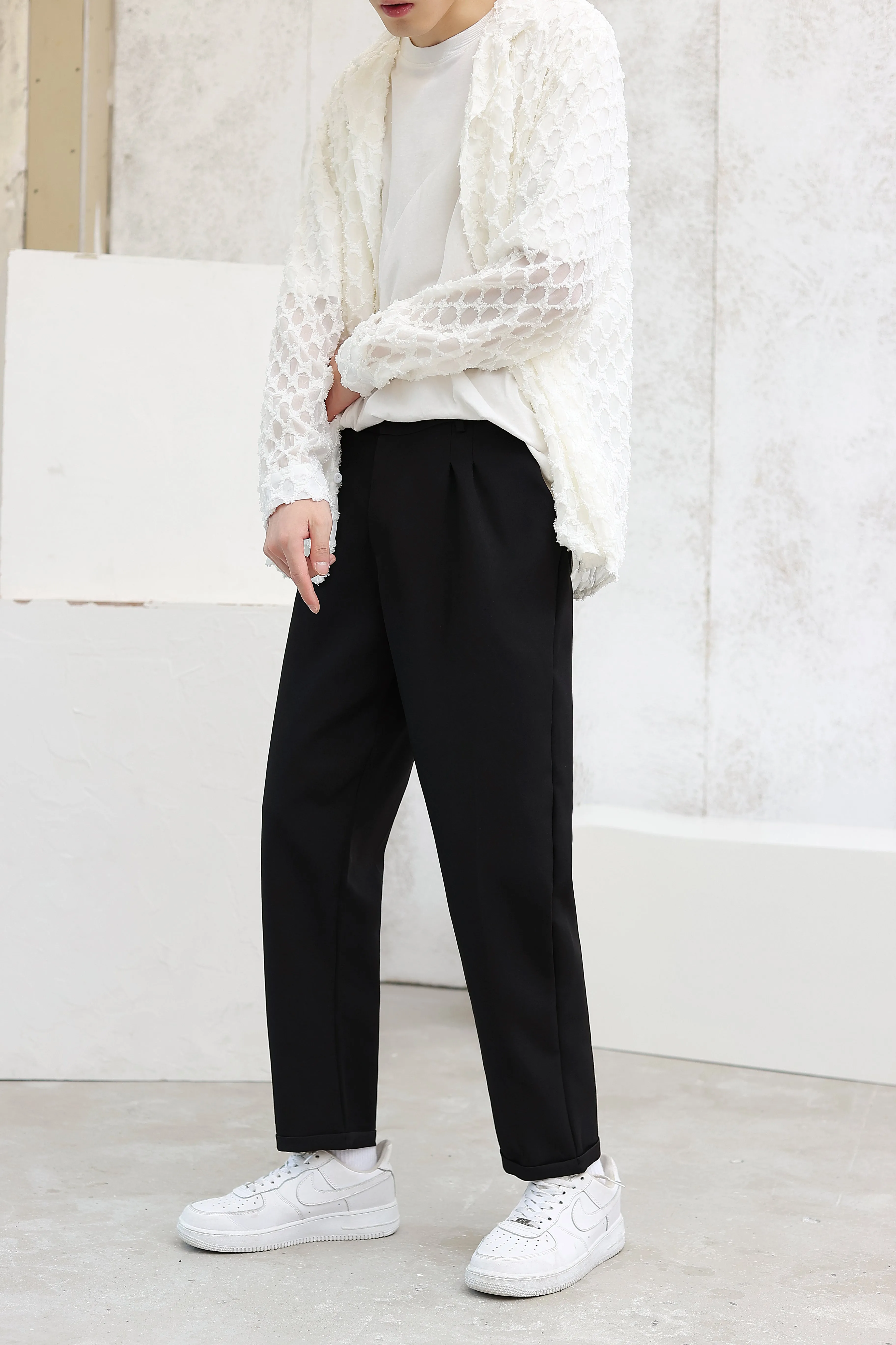 Tapered Suit Trousers