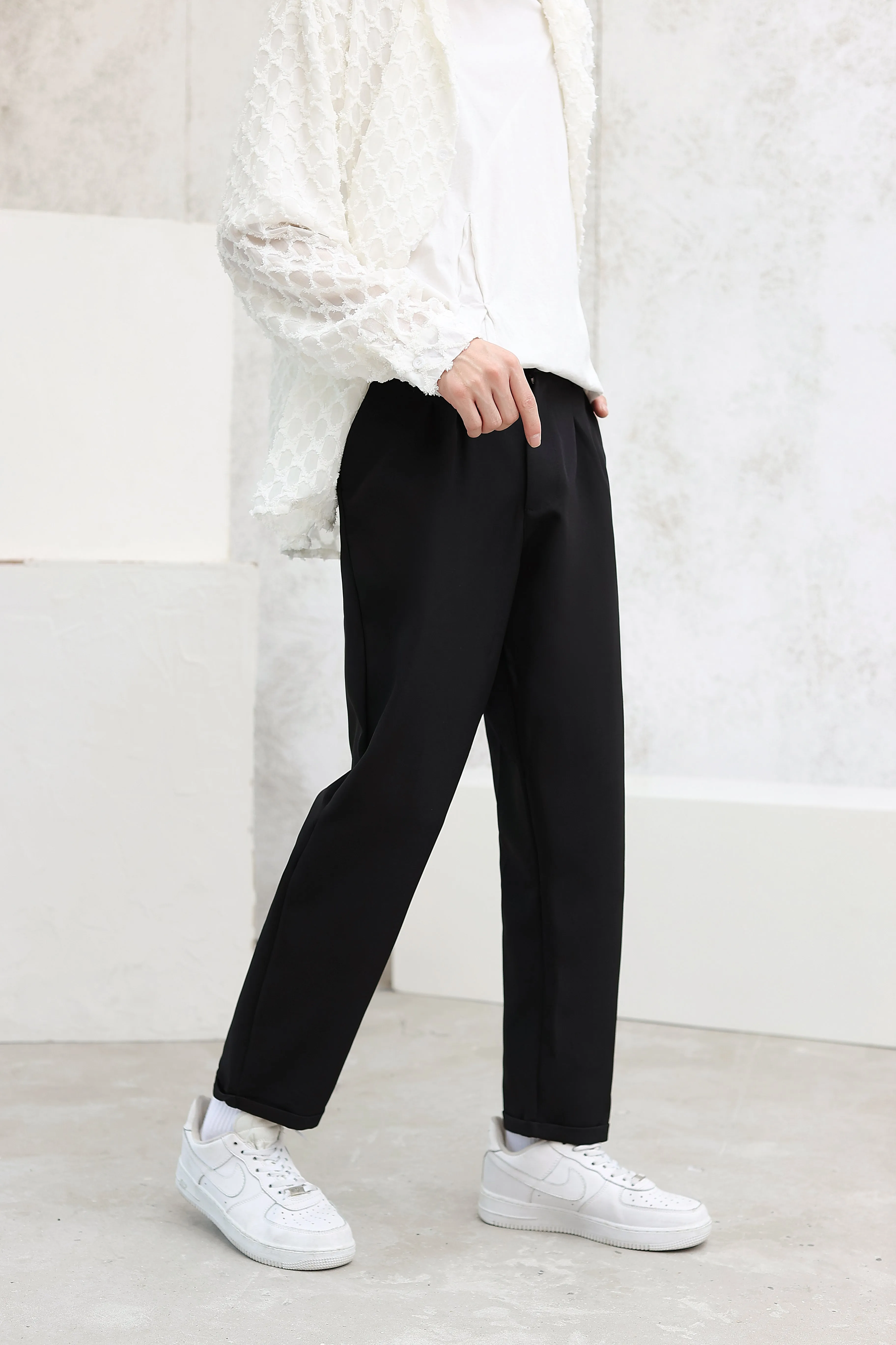 Tapered Suit Trousers