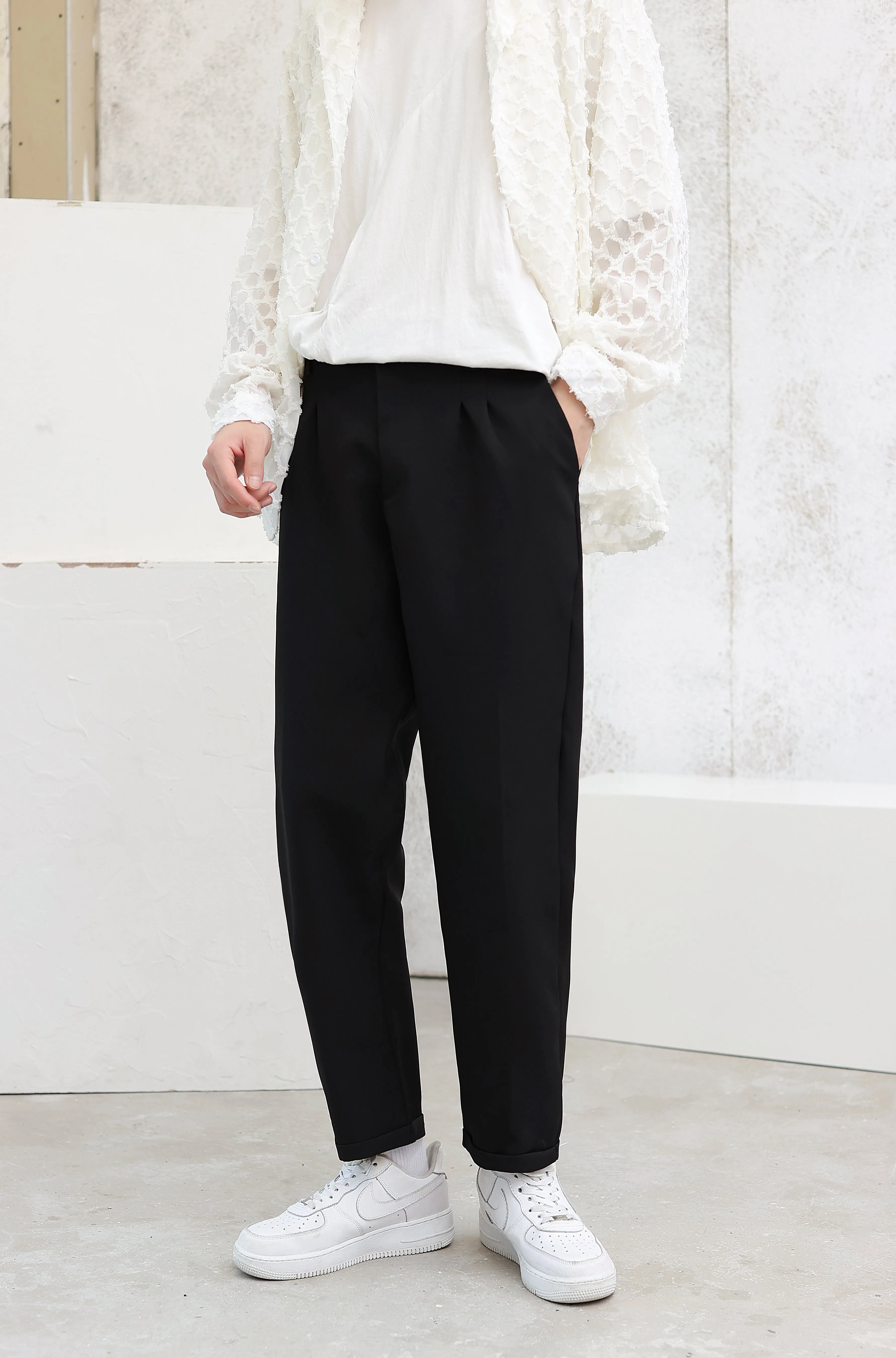 Tapered Suit Trousers