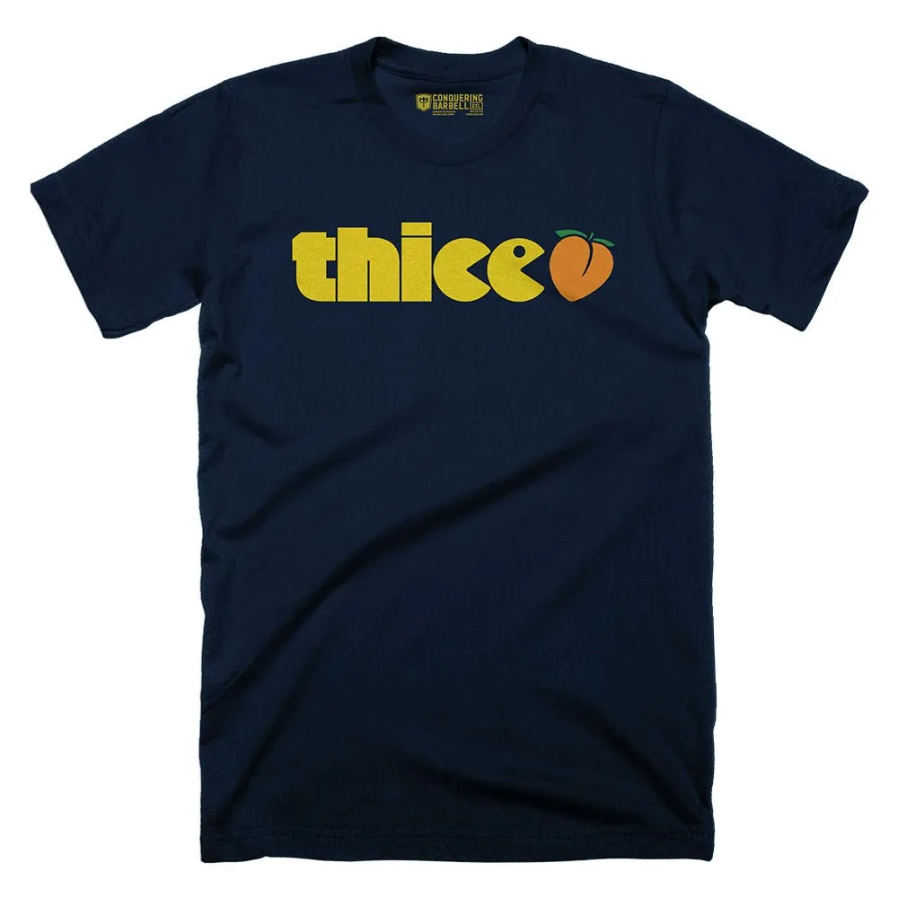 THICC (Eater) - on Navy Tee