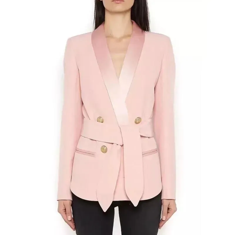 Tuxedo Blazer Jacket Women - Casual - Plain-Solid